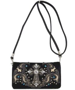 BLK:BGE METAL CROSS Wallet Strap