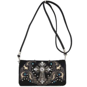 BLK:BGE METAL CROSS Wallet Strap