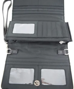BLK:BGE METAL CROSS Wallet Inside