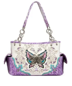 Plum/Pink/Teal/White BFLY Metal Strap HBG