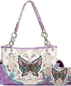 Plum/Pink/Teal/White BFLY Metal Strap HBG