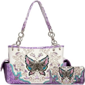 Plum/Pink/Teal/White BFLY Metal Strap HBG