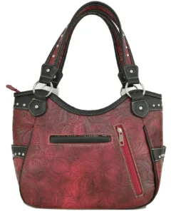 Red Wings Metal Cross Handbag Back