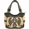Sand Wings Metal Cross Handbag