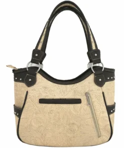 Sand Wings Metal Cross Handbag Back