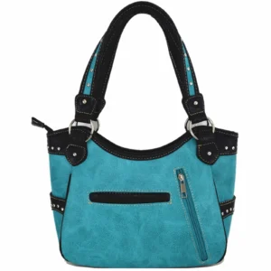 TEAL Metal Cross Handbag Back