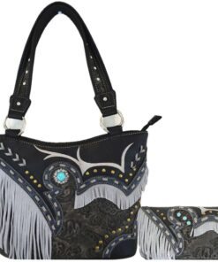Black Tassel Handbag