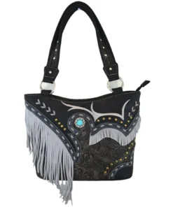 Black Tassel Handbag