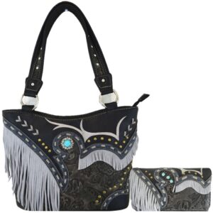 Black Tassel Handbag