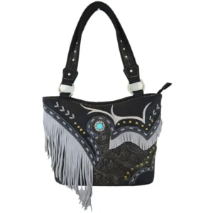 Black Tassel Handbag