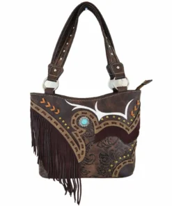 Brown Tassel Handbag