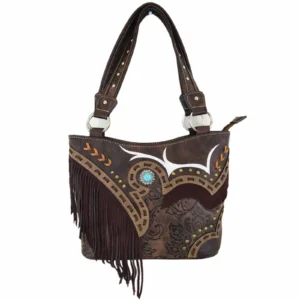 Brown Tassel Handbag