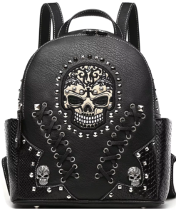 Black Skull Backpack