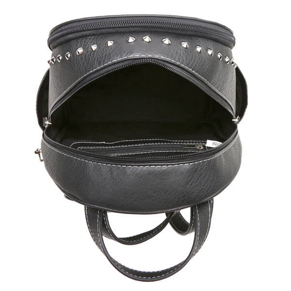 Black Skull Backpack Inside