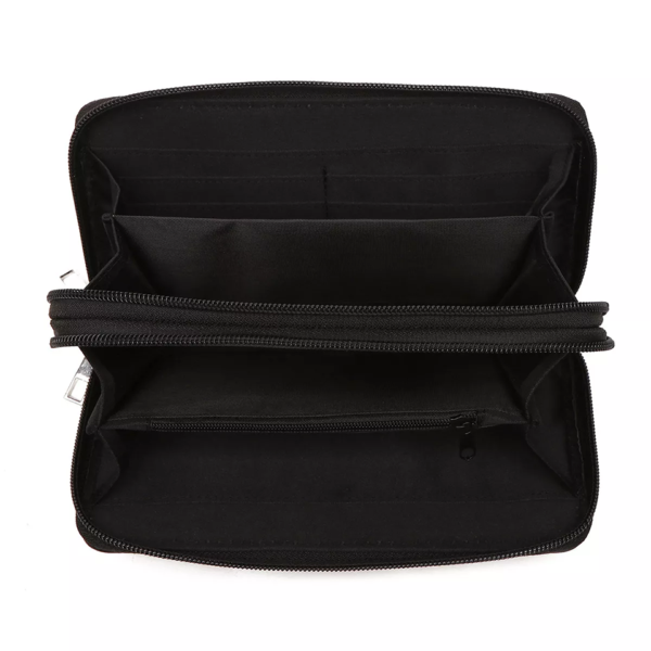 Black Skull Wallet Inside