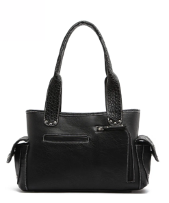 Black Western Handbag Back