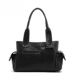 Black Western Handbag Back