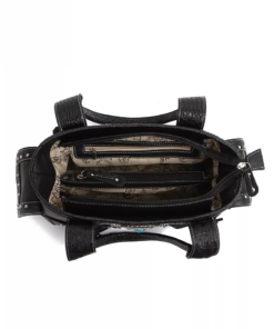 Black Western Handbag Inside