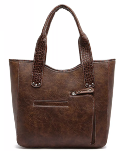 Brown Western Handbag Back