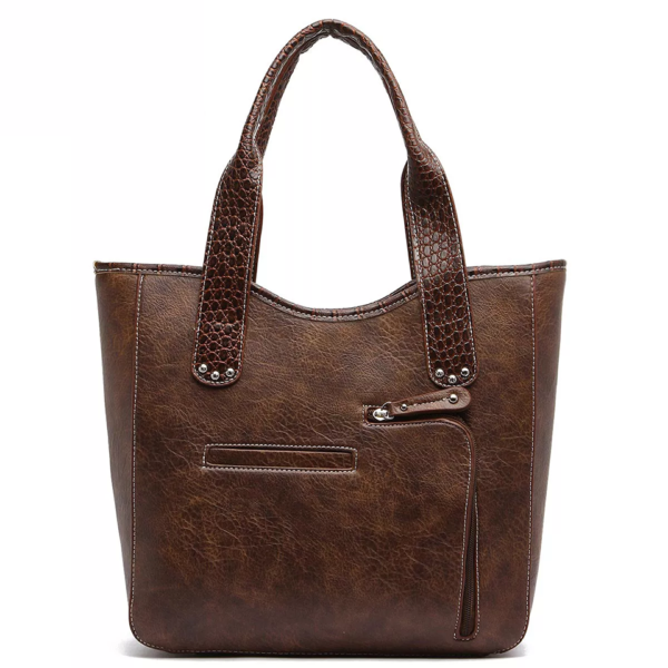 Brown Western Handbag Back