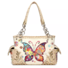 Ivory Western Butterfly Purse