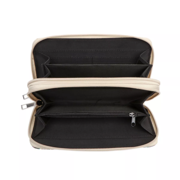Ivory Western Butterfly Wallet Inside