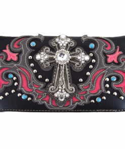 Pink Western Cross Country Wallet