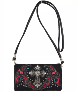 Pink Western Cross Country Wallet Strap