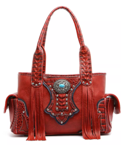 Red Western Handbag