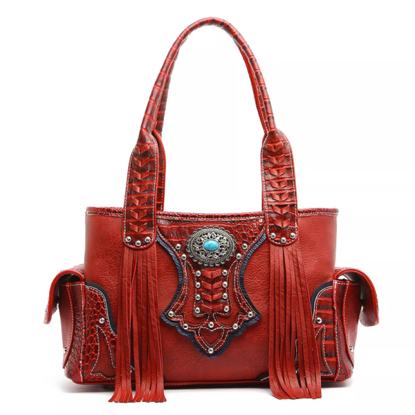 Red Western Handbag